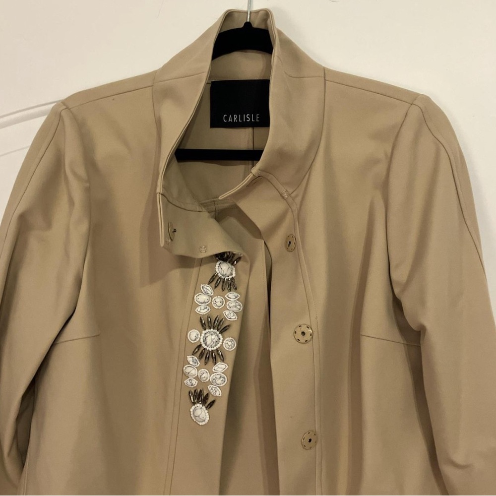 Lovely spring swing coat with Embellished Buttons - Picture 3 of 6